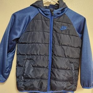 Nike Jacket Boys Size 7 Blue/Navy